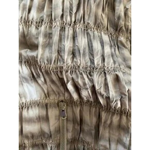 Chico's Women's Leopard Print Crinkle Jacket Lined With Front Zipper Closure M - Picture 3 of 7